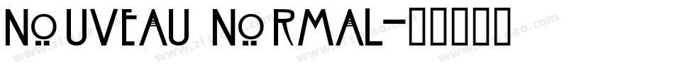 Nouveau Normal字体转换
